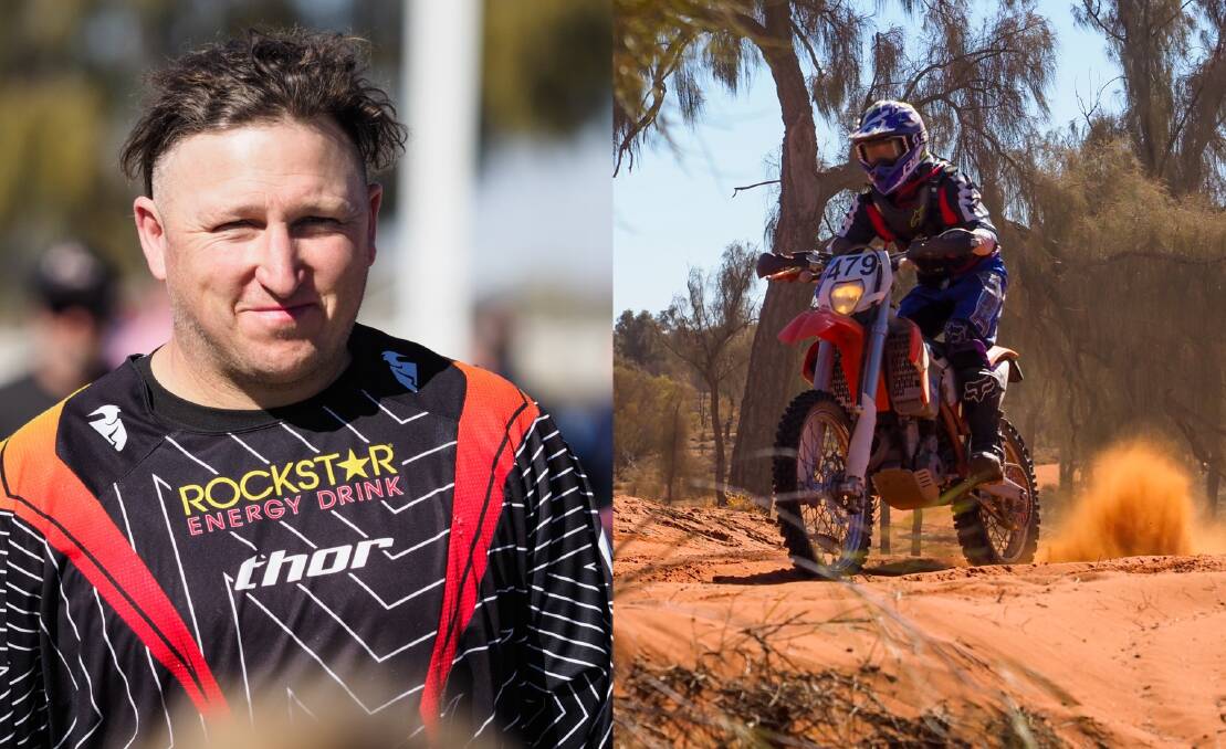 COMPLETED: Rohan Adams (left) and Mike Speirs (right) completed the world renown Finke Desert Race. Pictures: DIRTCOMP