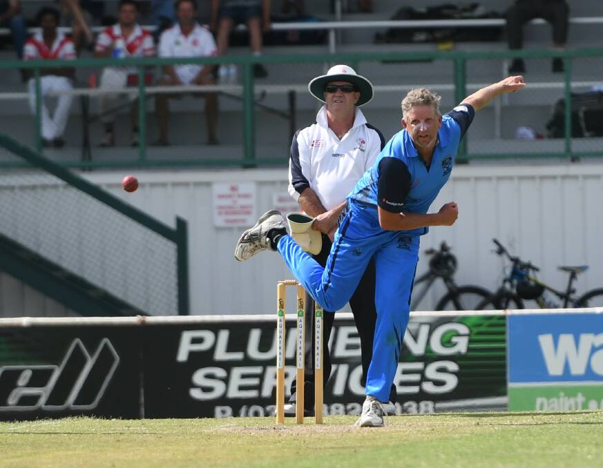 Adam Carter took three wickets on Sunday. Picture: MATT CURRILL