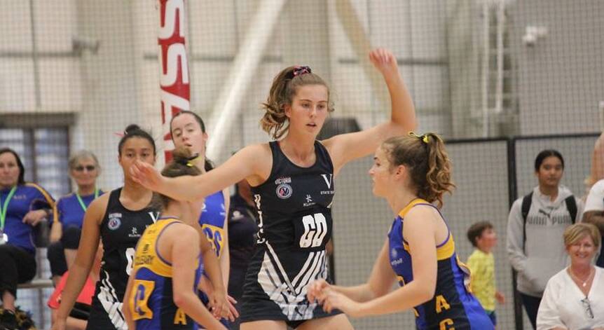 Maggie Caris while defending for Victoria Country. 