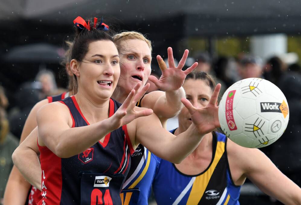 Iredell takes the ball in the 2018 grand final. Picture: SAMANTHA CAMARRI