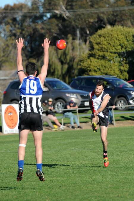 Combe slots a goal against Minyip-Murtoa in the Wimmera Football League.