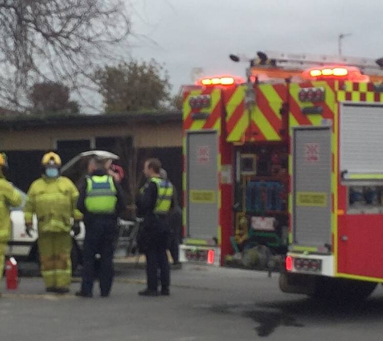 Emergency services attend to overheating car in Horsham