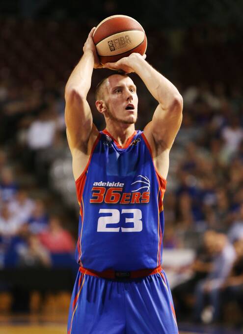 SHOOT: Mitch Creek shooting for a goal with the Adelaide 36ers. Picture: GETTY IMAGES 