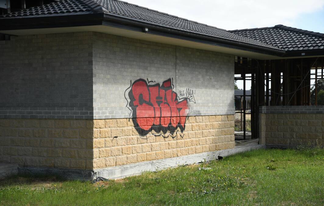 RUN DOWN: Kevin Lane said there was evidence of general public access by the graffiti on the building. Picture: MATT CURRILL