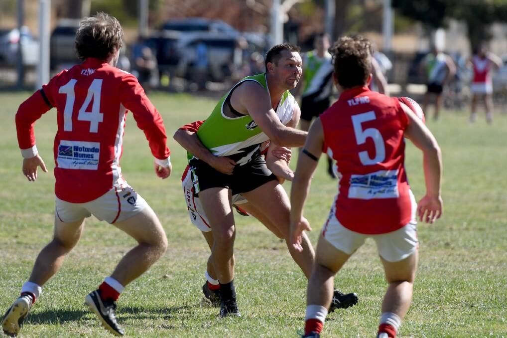 VETERAN: Jeparit-Rainbow's Heath Clugston played last week against Taylors Lake, and has racked up more than 300 games with the Storm. 