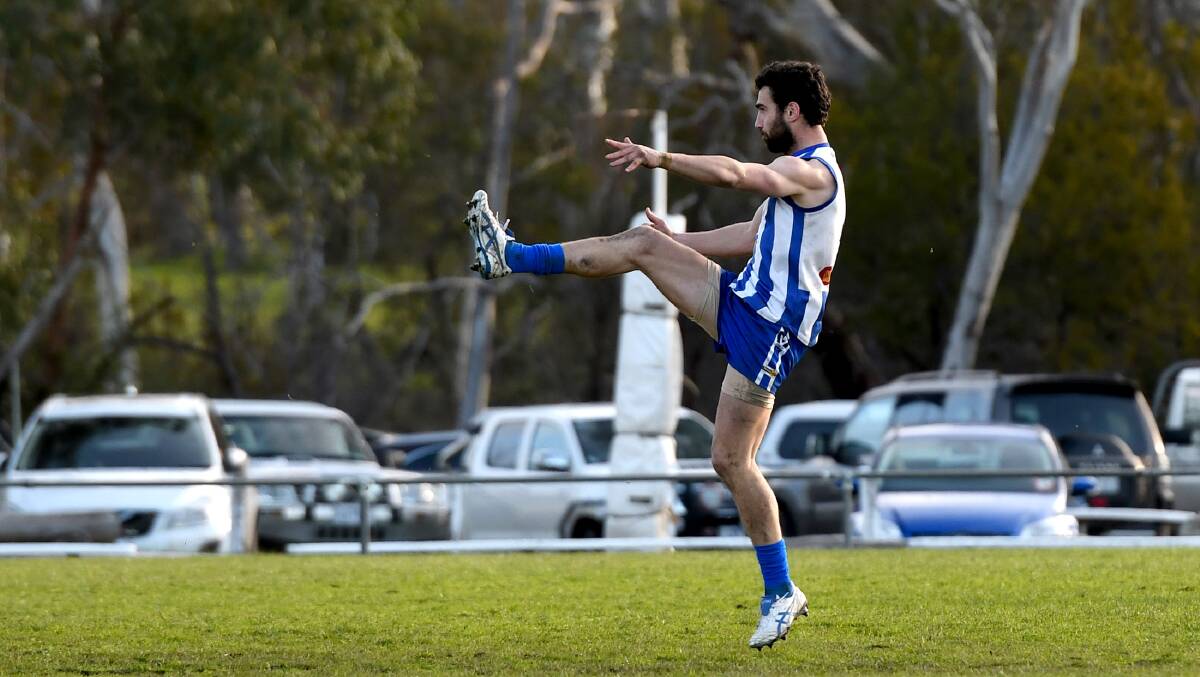 IN FORM: Harrow-Balmoral's Simon Close kicked a bag of 14 goals last week and will be important against Kalkee. Picture: SAMANTHA CAMARRI