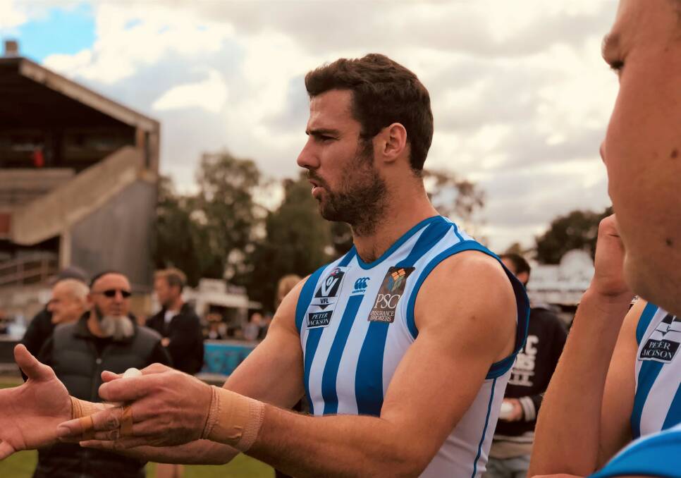 OUT OF ACTION: North Melbourne's VFL co-captain Michael Close will miss the rest of the season due to a serious head injury. Picture: NORTH MEDIA