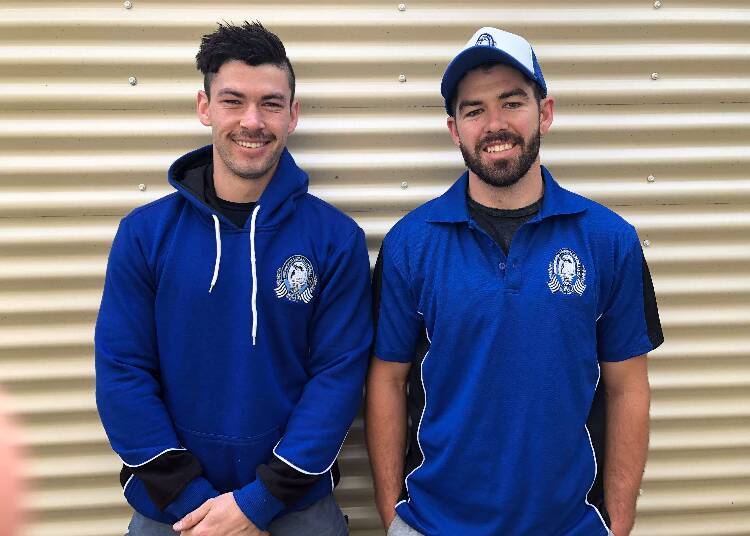Tim and Ben McIntyre have joined Minyip-Murtoa. Picture: CONTRIBUTED 