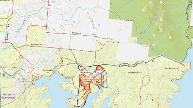 Planned burn today for Rocklands, south of Horsham