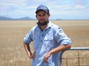 Ben Brooksby at his farm at St Helens Plains. It has been a big year for him and his campaign, The Naked Farmer. Picture: SEAN WALES