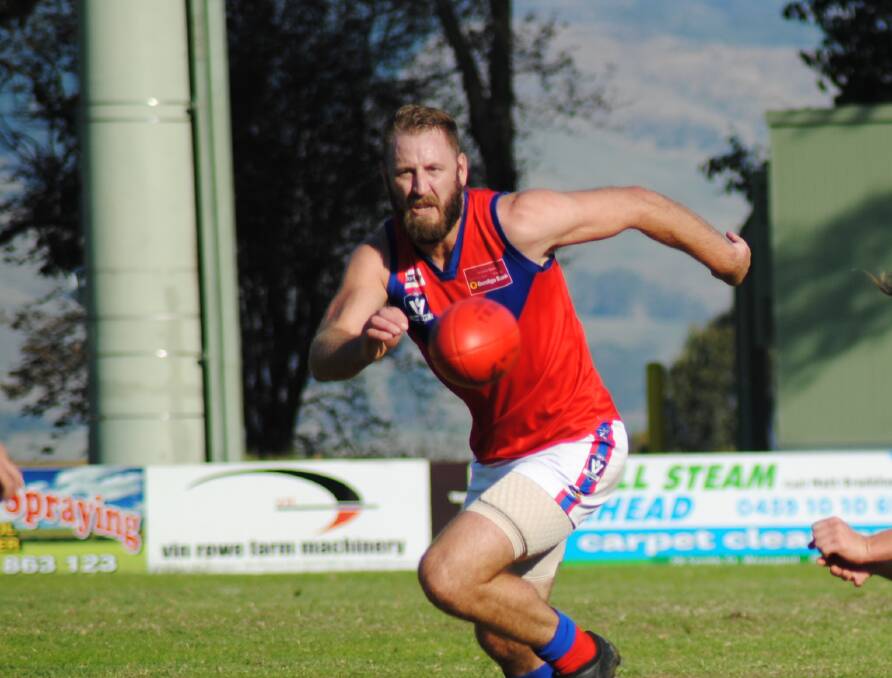 CAPTAIN: Ruckman Matt Gray will captain the Ellinbank and District Football League interleague side at the weekend. Picture: CONTRIBUTED 