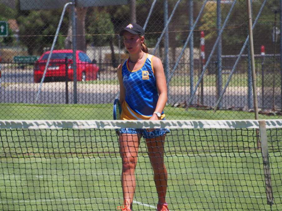 Bush competing for Wimmera in Wodonga earlier this year. 