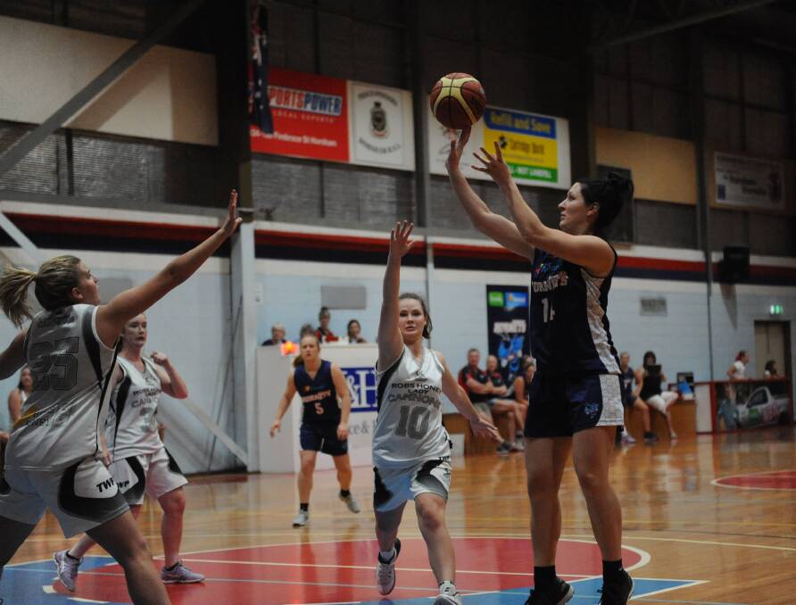 READY TO PLAY: The Lady Hornets last played against Castlemaine Lady Cannons in December, and are eager to get back on the court. Picture: SEAN WALES