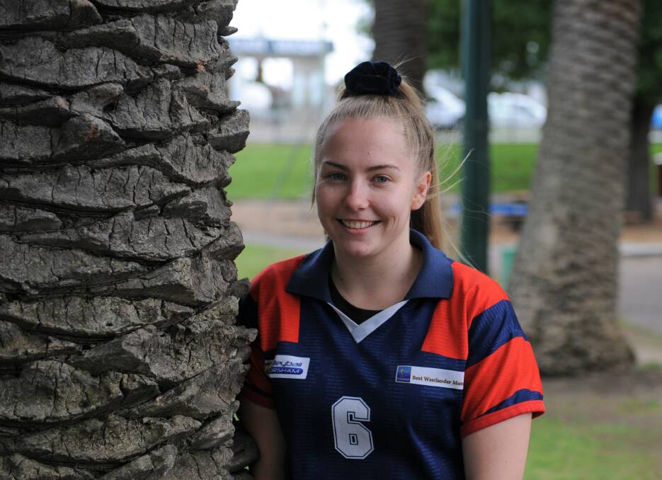 FOND MEMORIES: Horsham Volleyball's Kara Johnson has many great memories from playing the sport. She said it was inspiring to see the passion some of the young athletes have for the sport. Picture: SEAN WALES