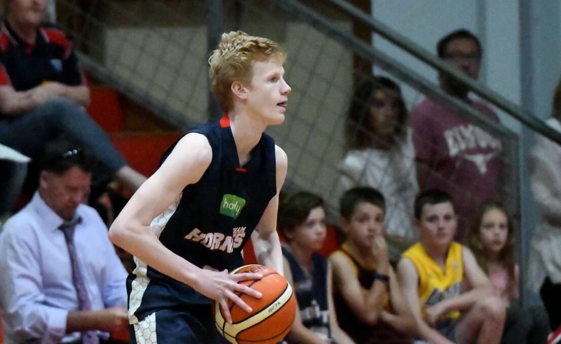 IMPROVING: Jeremiah McKenzie, who played for the Horsham Hornets during their most recent season, has been named in the playing squad for Country Victoria for the upcoming national championships.