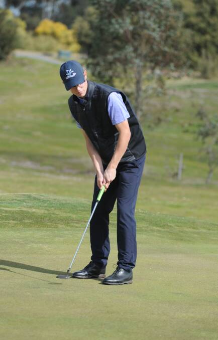 Briggs in action at the Horsham Golf Club in September, 2018.