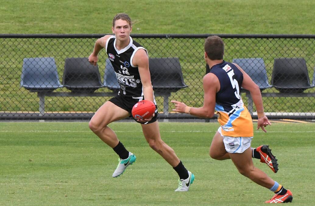 Tom Berry playing for the Rebels this season. Picture: LACHLAN BENCE