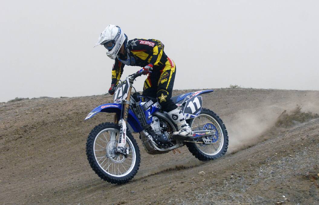 Former Ararat motocross rider racing at Dooen back in 2008.