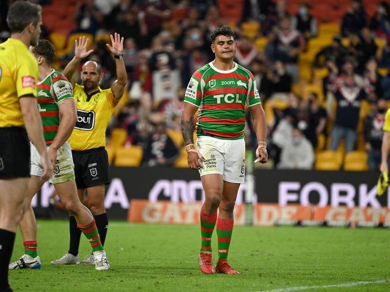 South Sydney's Latrell Mitchell will make his return from suspension against the Sydney Roosters.