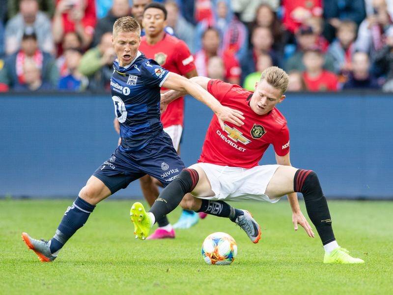 Manchester United have edged Kristiansund in a pre-season friendly in Norway.
