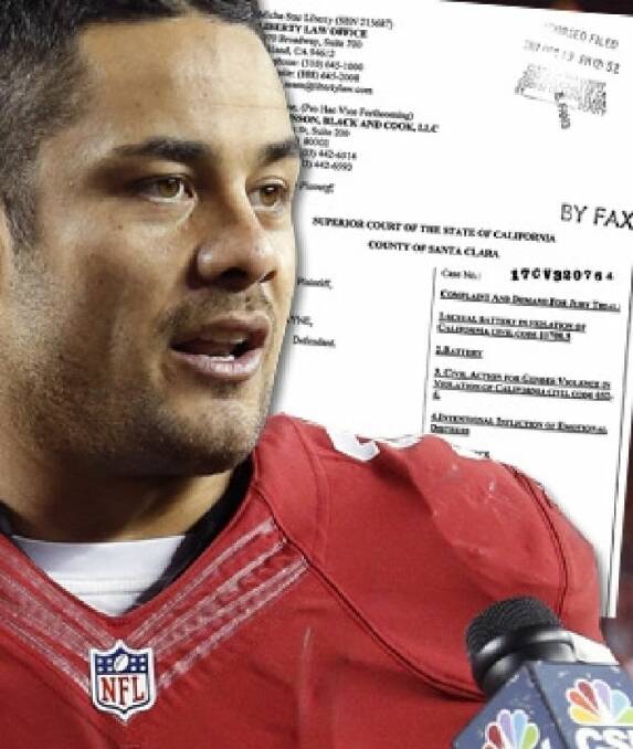 Jarryd Hayne accused of rape in US while playing for 49ers