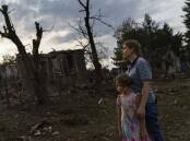 Russian shelling continues to hit towns and villages in parts of Ukraine. (AP PHOTO)