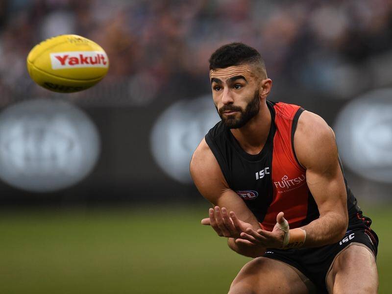 Adam Saad will be a key player for the Bombers when they take on Fremantle.