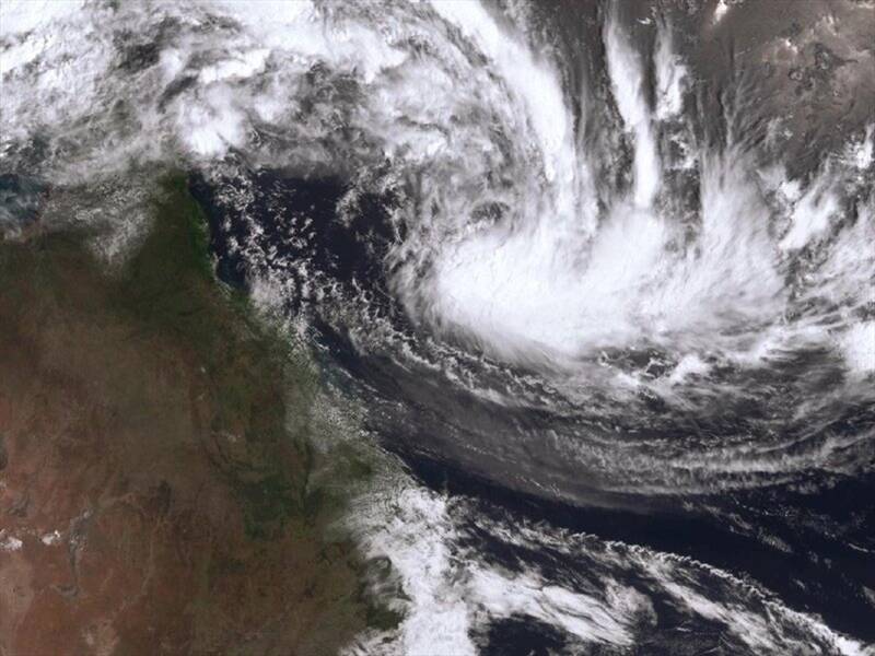 Emergency crews are on high alert with Cyclone Kirrily set to form in the Coral Sea. (HANDOUT/BUREAU OF METEOROLOGY)
