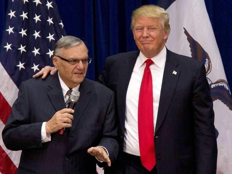 US President Donald Trump pardoned former anti-immigration Phoenix sheriff Joe Arpaio.