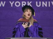 Taylor Swift shared some life hacks while accepting an honorary doctorate at Yankee Stadium.