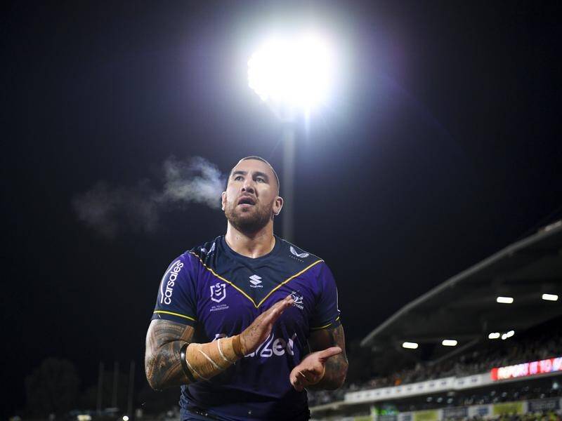 Nelson Asofa-Solomona is the lone Melbourne NRL player yet to receive a COVID-19 vaccination.
