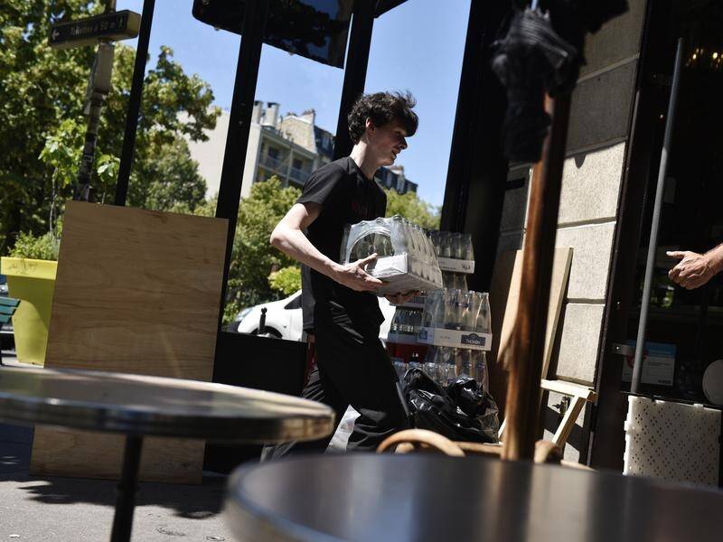 French cafes and restaurants are preparing to re-open as the number of COVID-19 cases declines.