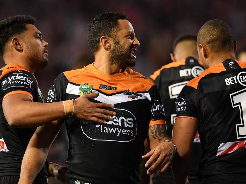 Benji Marshall returns to the halves for the Wests Tigers NFL clash with Newcastle in Brisbane.