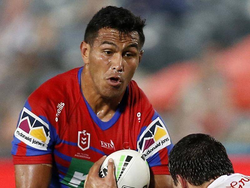 A knee injury has ruled out Newcastle prop Daniel Saifiti for up to six rounds of the NRL.