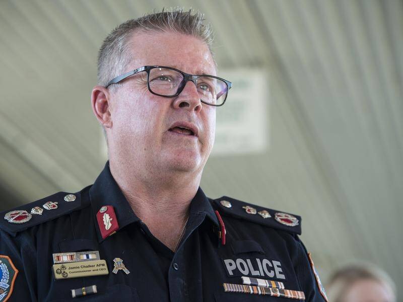 The NT Police Association says most members do not have confidence in Commissioner Jamie Chalker. (Aaron Bunch/AAP PHOTOS)