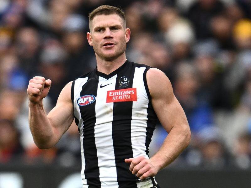 Taylor Adams' proposed move to Sydney is not yet a done deal, Collingwood insist. (Joel Carrett/AAP PHOTOS)