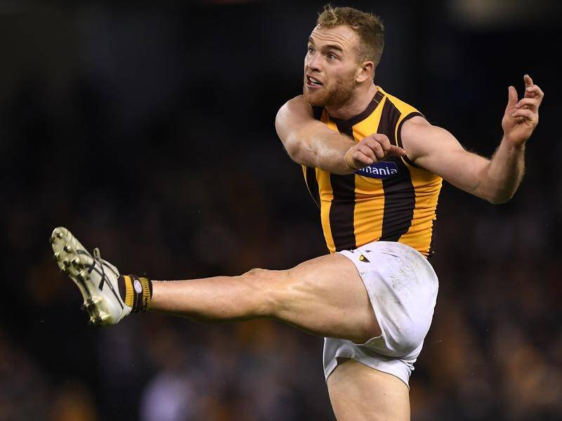 Hawthorn's Tom Mitchell had 11 games of 40 or more disposals in 2018 including matches of 54 and 50.