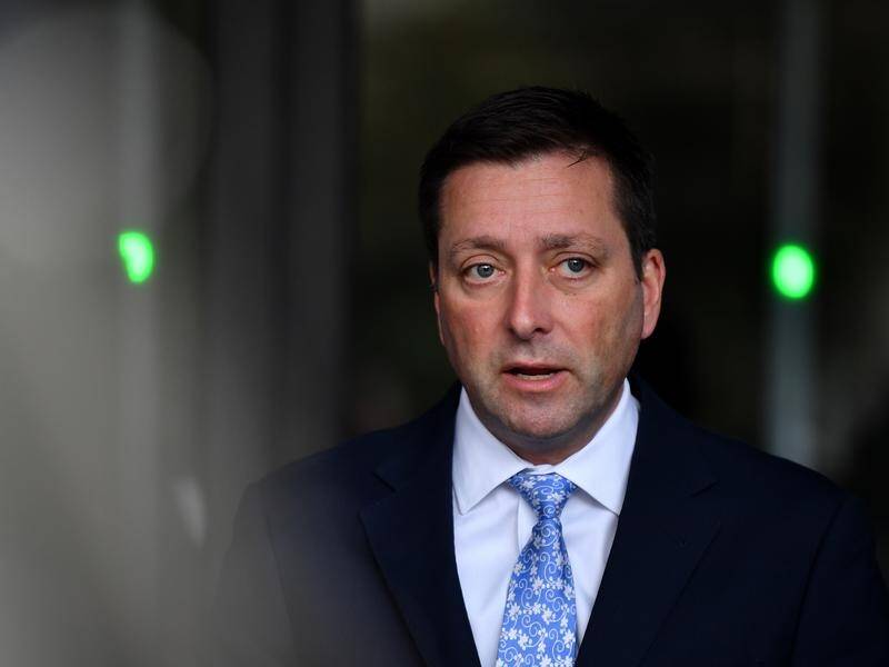 Victorian Opposition Leader Matthew Guy will provide documents to the state's electoral commission. (Joel Carrett/AAP PHOTOS)