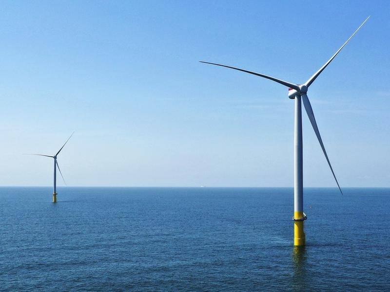 A major offshore Australian wind farm could be up and running within six years. (AP PHOTO)
