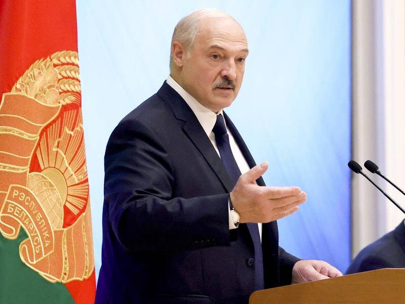 Alexander Lukashenko says the US, Czech Republic, Poland, Lithuania and Ukraine are fuelling demos.
