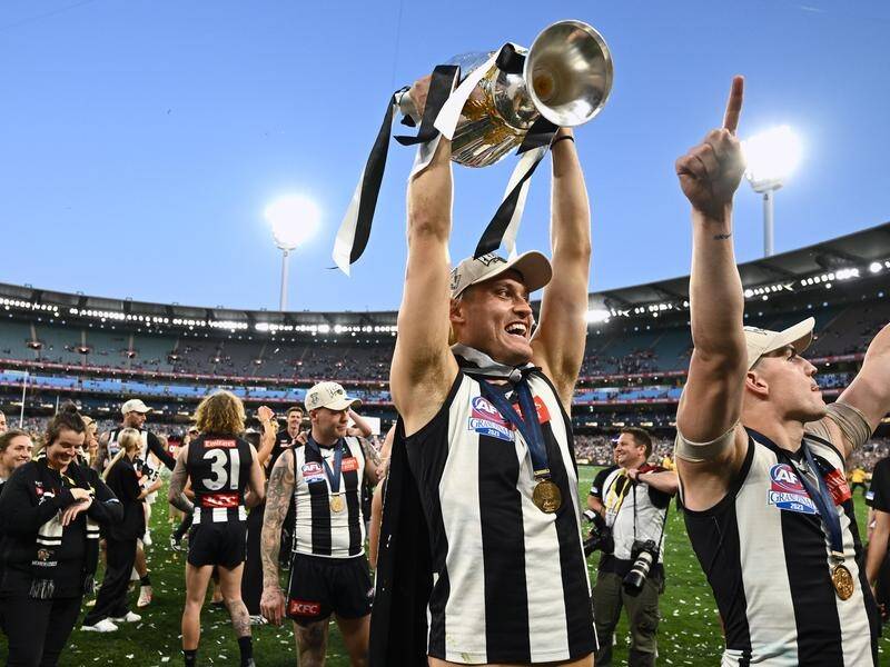 Collingwood's grand final win over Brisbane was one of the most watched TV events of the year. (Joel Carrett/AAP PHOTOS)