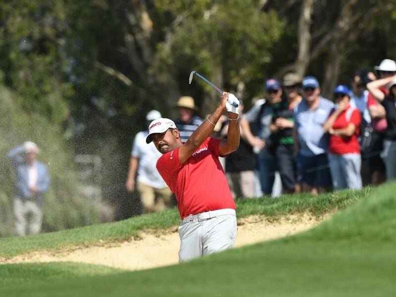 A popular Indian restaurant will help Anirban Lahiri get over his opening round disappointment.