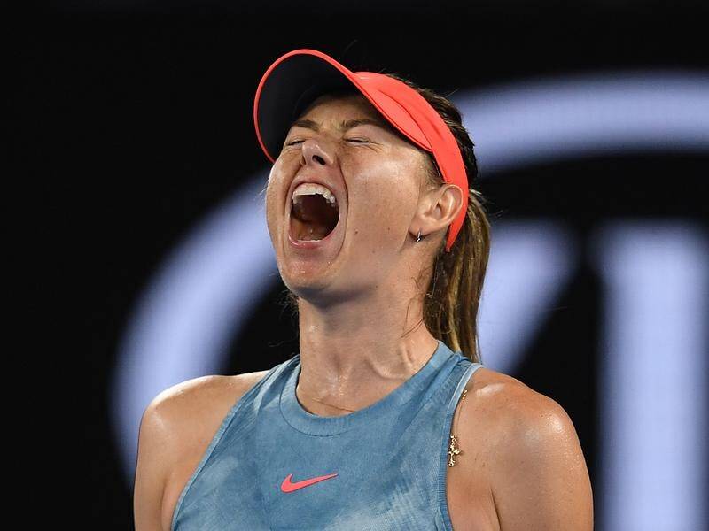 Maria Sharapova stands between Ashleigh Barty and the Australian Open quarter-finals.