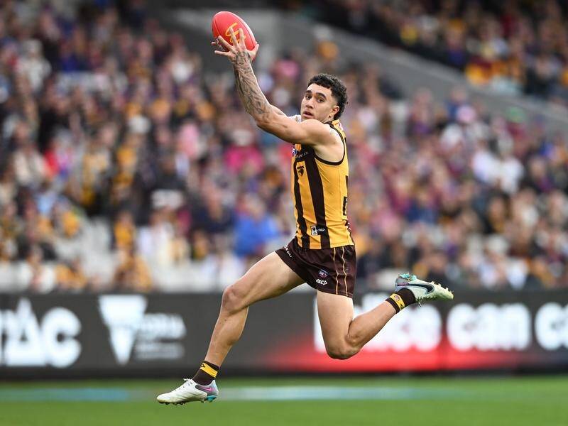 Hawthorn's Tyler Brockman is among the players drawing interest from West Coast. (James Ross/AAP PHOTOS)