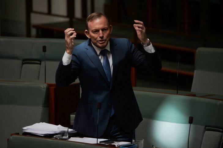 Tony Abbott continues to robustly support amendments to the SSM bill. Photo: Nick Moir