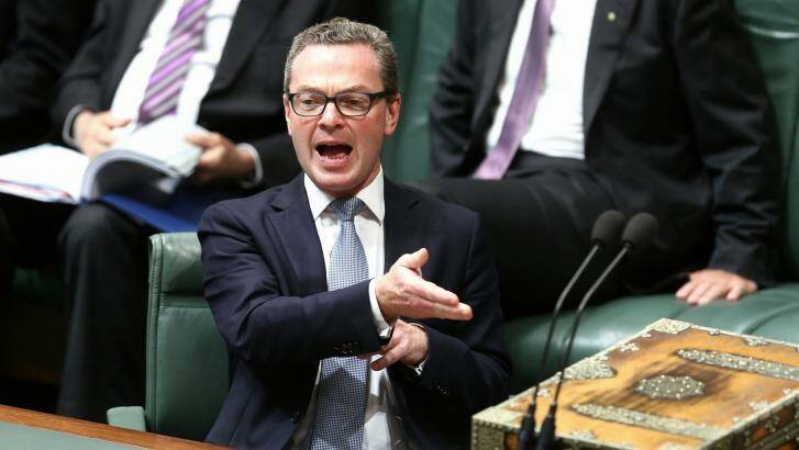 Education Minister Christopher Pyne is set to unveil the government's higher education package this week. Photo: Alex Ellinghausen
