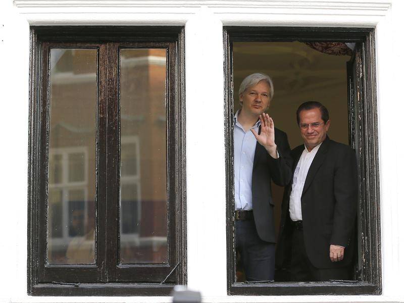 WikiLeaks founder Julian Assange (left) took refuge in the Ecuadorian embassy for seven years.