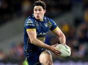 Mitchell Moses has been named to return for Parramatta against Canterbury this weekend. (Brendon Thorne/AAP PHOTOS)