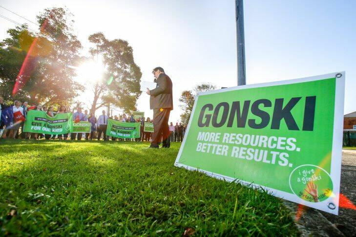 MERCURY NEWS Pic shows NSW Teachers Federation president Maurie Mulheron at Keira High School in Fairy Meadow to launch the federations Gonski campaign. 16th of May 2016 Photo by Adam McLean story by Lisa Johnson Photo: Adam McLean 