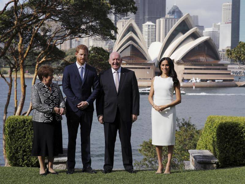 The Duke and Duchess of Sussex have been welcomed to Australia.